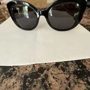 Dolce & Gabbana Black Cat-Eye Sunglasses